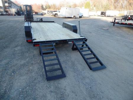 New EXAMPLE / 81 X 18 ft. Equipment Trailer 15,400 lb. GVWR , payload rated 12,200 lbs. #530945
