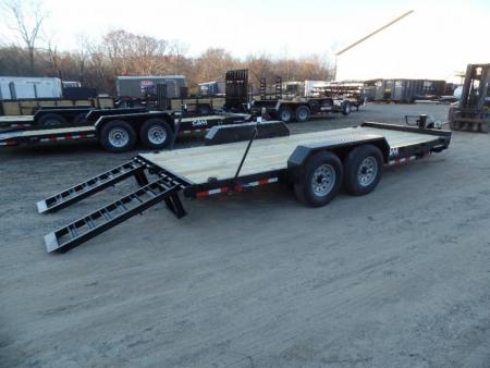 New EXAMPLE / 81 X 18 ft. Equipment Trailer 15,400 lb. GVWR , payload rated 12,200 lbs. #530945