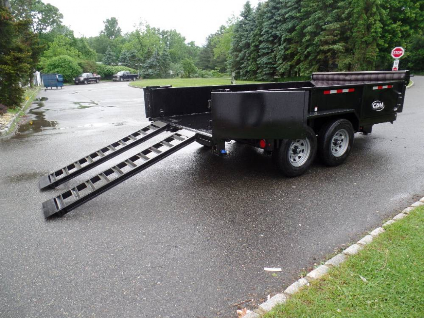 New 7X14 Dump Trailer 15,400lb. GVWR , Dual Piston, Best Paint Finish, SALE $12,900 ID#528842