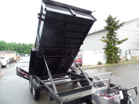New 7X14 Dump Trailer 15,400lb. GVWR , Dual Piston, Best Paint Finish, SALE $12,900 ID#528842