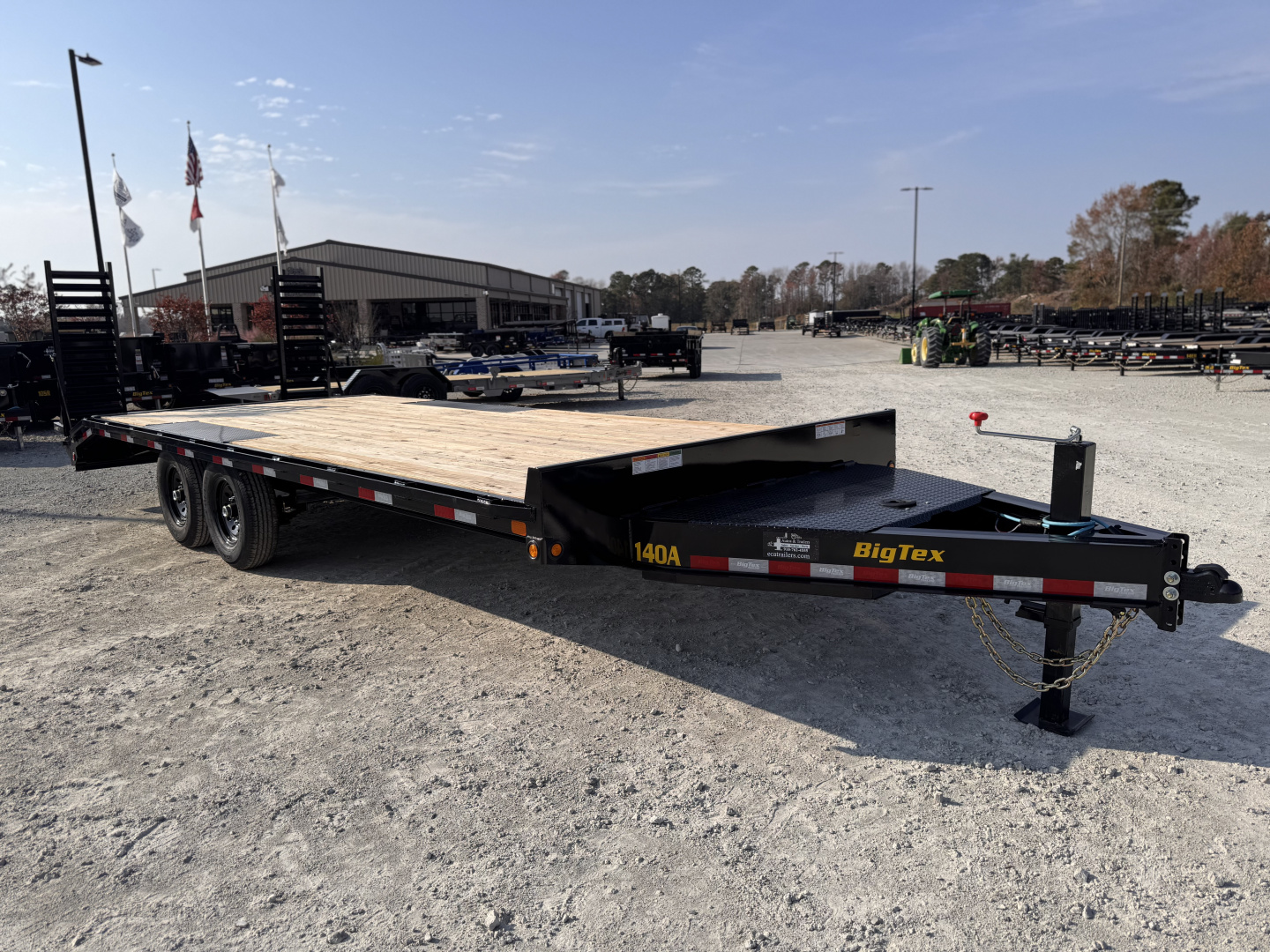 New 2026 Big Tex Trailers 14OA-22D3A-FRBK Equipment Trailer