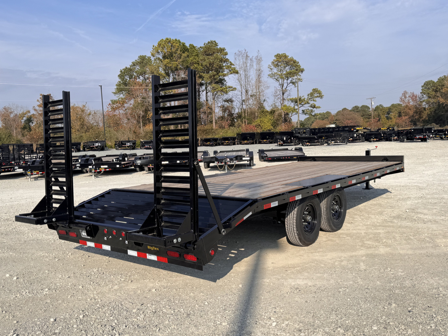 New 2026 Big Tex Trailers 14OA-22D3A-FRBK Equipment Trailer