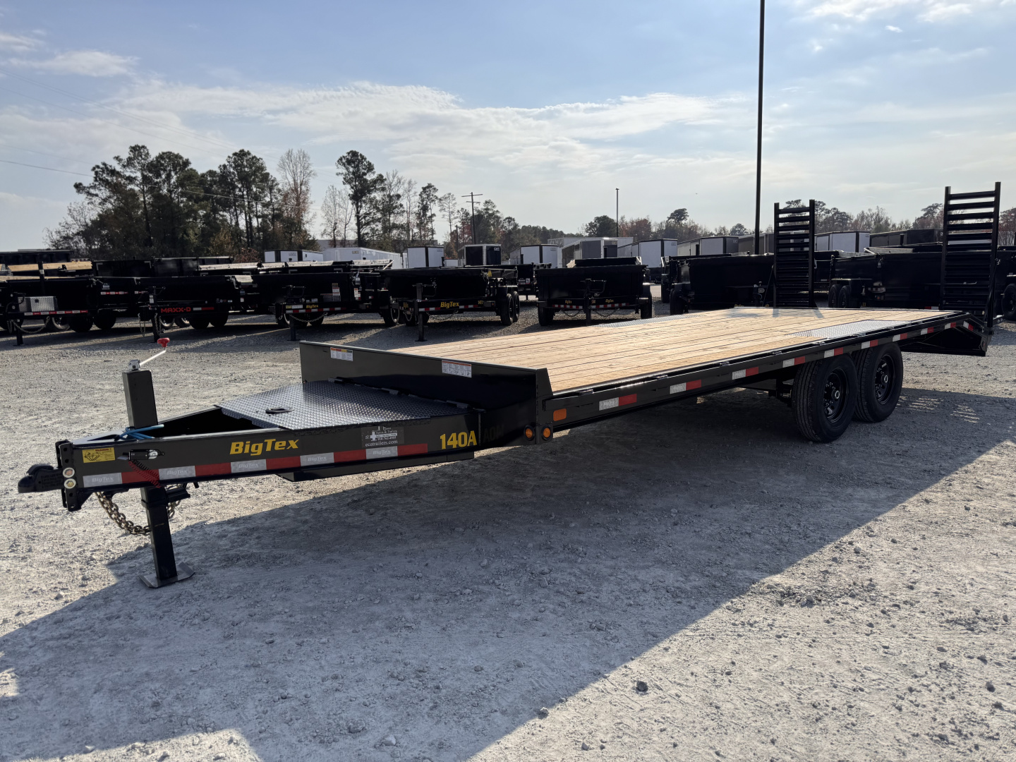 New 2026 Big Tex Trailers 14OA-22D3A-FRBK Equipment Trailer