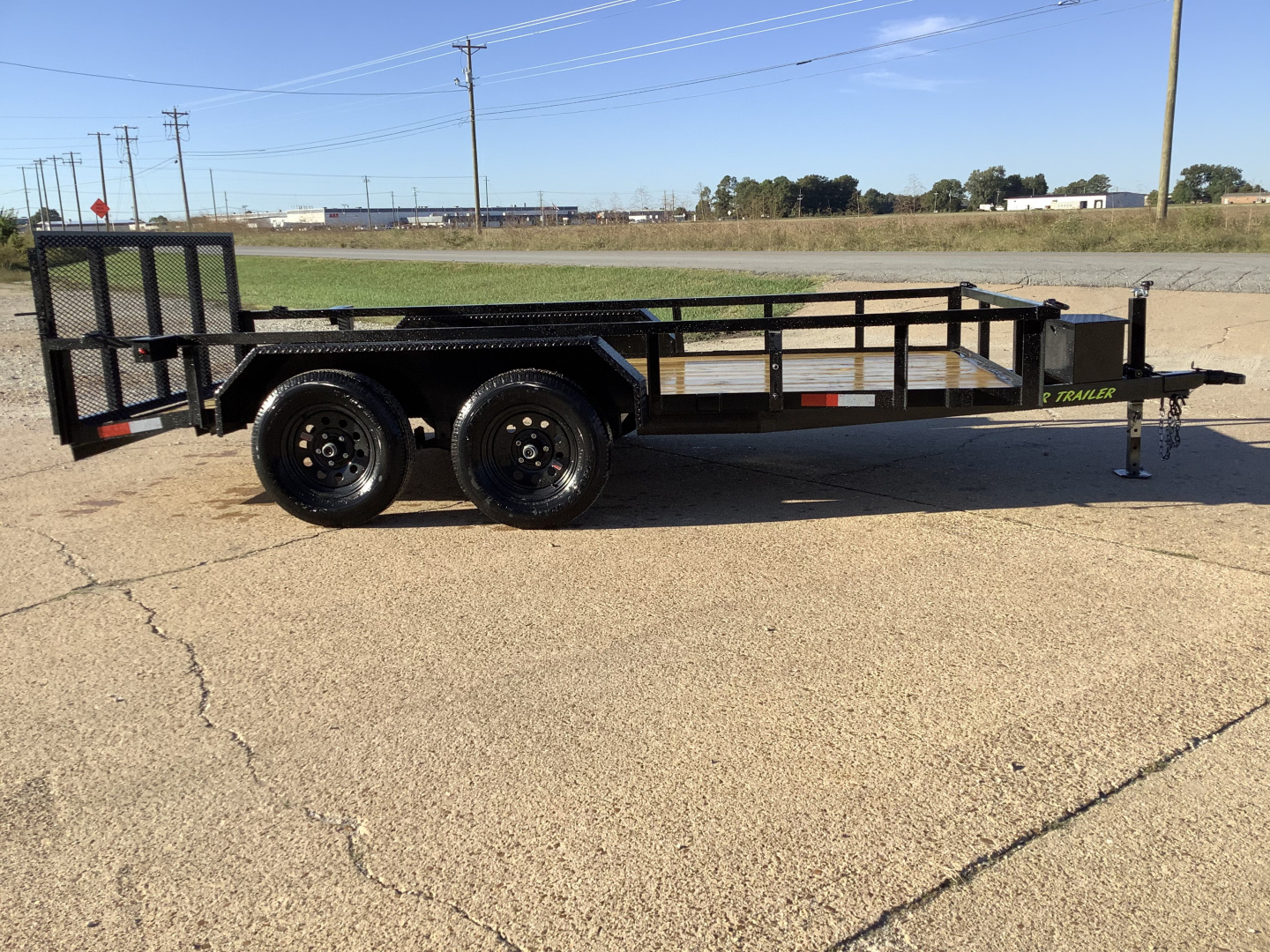 New 2026 B/R Trailers 76x16 TA 7K Utility Trailer