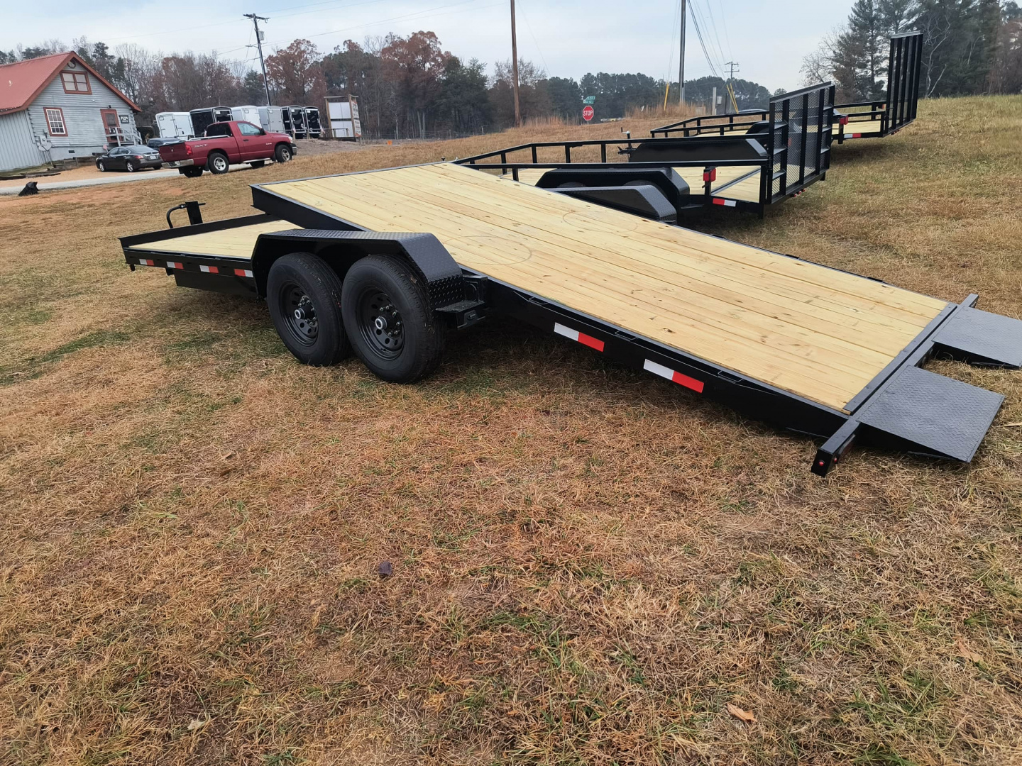 New 2026 Nolan Manufacturing 7x22 half tilt Equipment Trailer