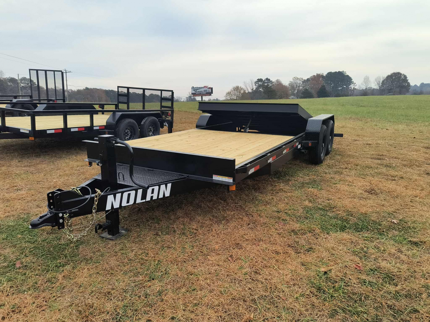 New 2026 Nolan Manufacturing 7x22 half tilt Equipment Trailer