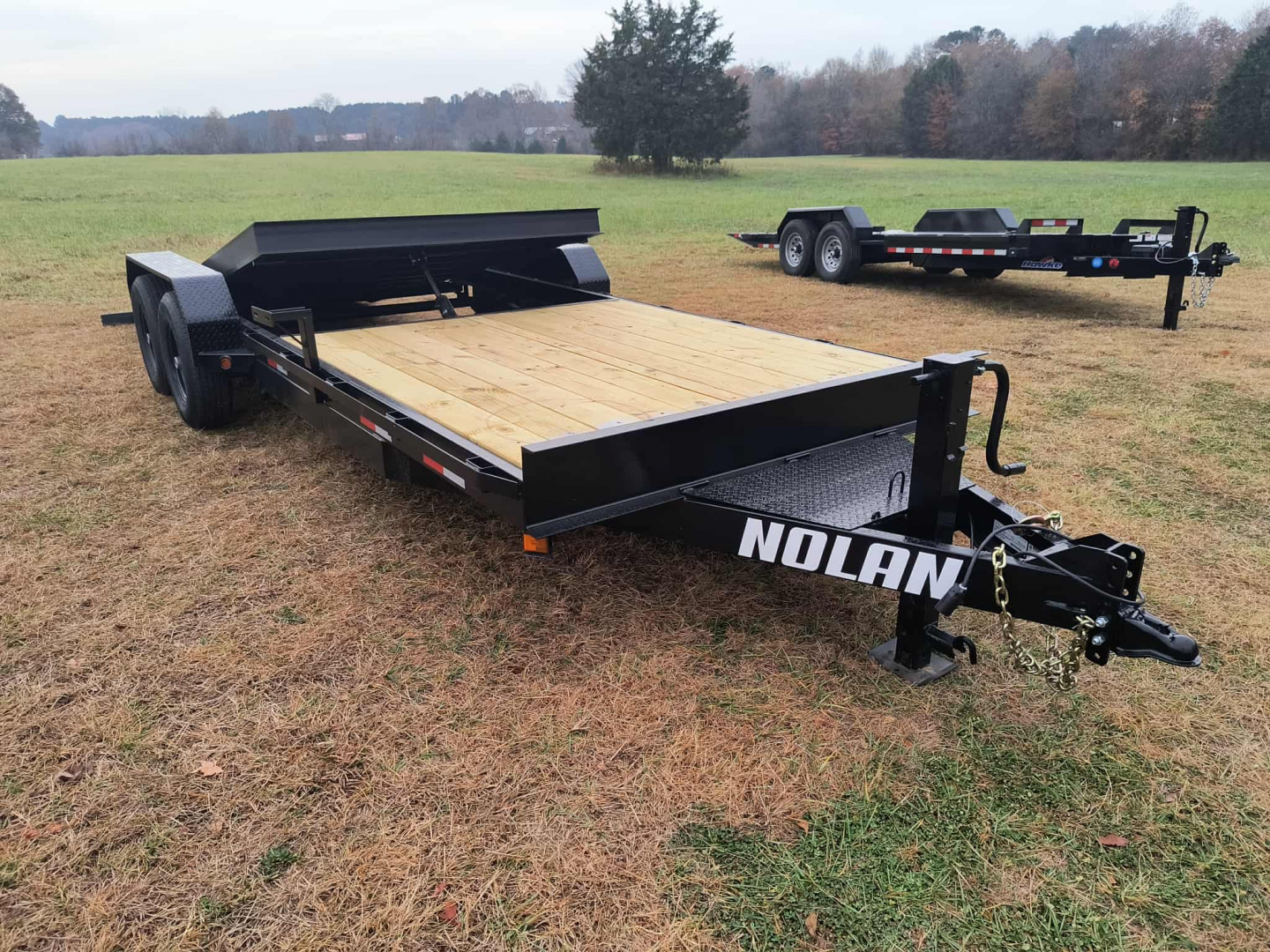 New 2026 Nolan Manufacturing 7x22 half tilt Equipment Trailer