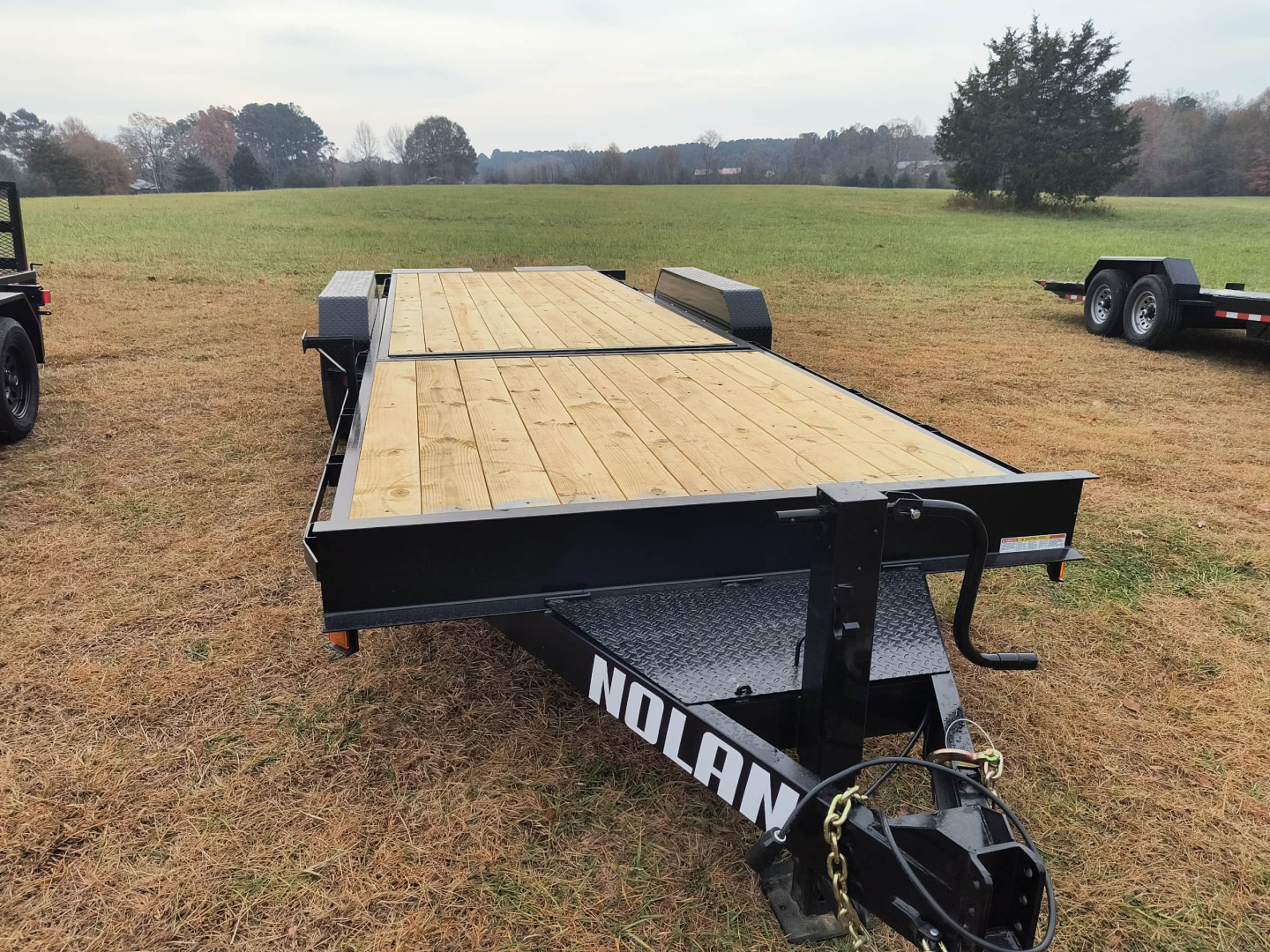 New 2026 Nolan Manufacturing 7x22 half tilt Equipment Trailer