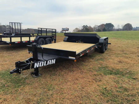New 2026 Nolan Manufacturing 7x22 half tilt Equipment Trailer