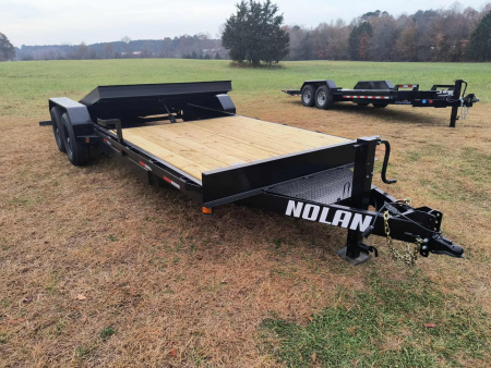 New 2026 Nolan Manufacturing 7x22 half tilt Equipment Trailer