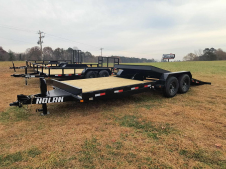 New 2026 Nolan Manufacturing 7x22 half tilt Equipment Trailer