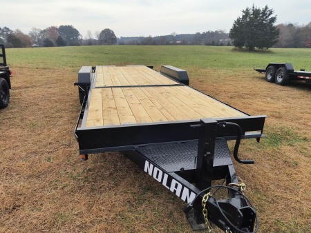 New 2026 Nolan Manufacturing 7x22 half tilt Equipment Trailer