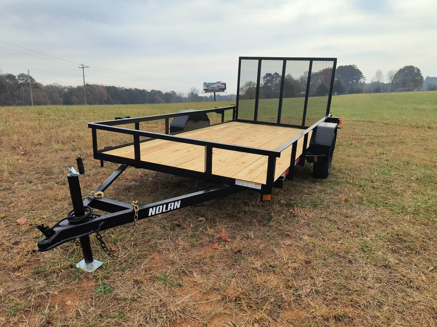 New 2026 Nolan Manufacturing 6'x12' Open Utility Trailer Utility Trailer