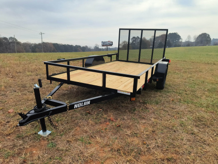 New 2026 Nolan Manufacturing 6'x12' Open Utility Trailer Utility Trailer