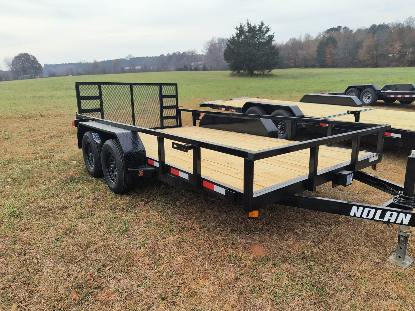 New 2026 Nolan Manufacturing 7x14 landscape trailer Utility Trailer