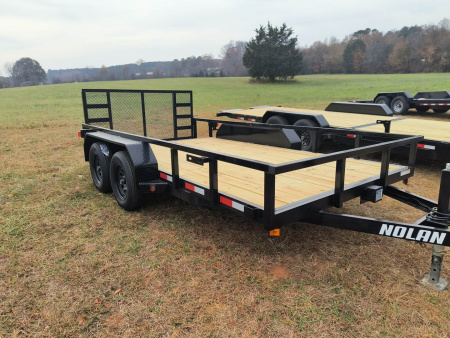 New 2026 Nolan Manufacturing 7x14 landscape trailer Utility Trailer