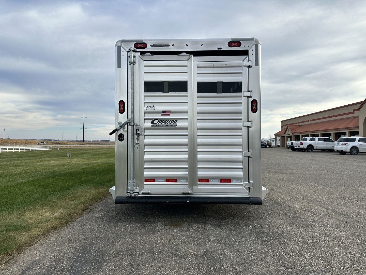 New 2026 Cimarron Trailers 7'x 24' Lonestar GN Stock / Stock Combo Trailer