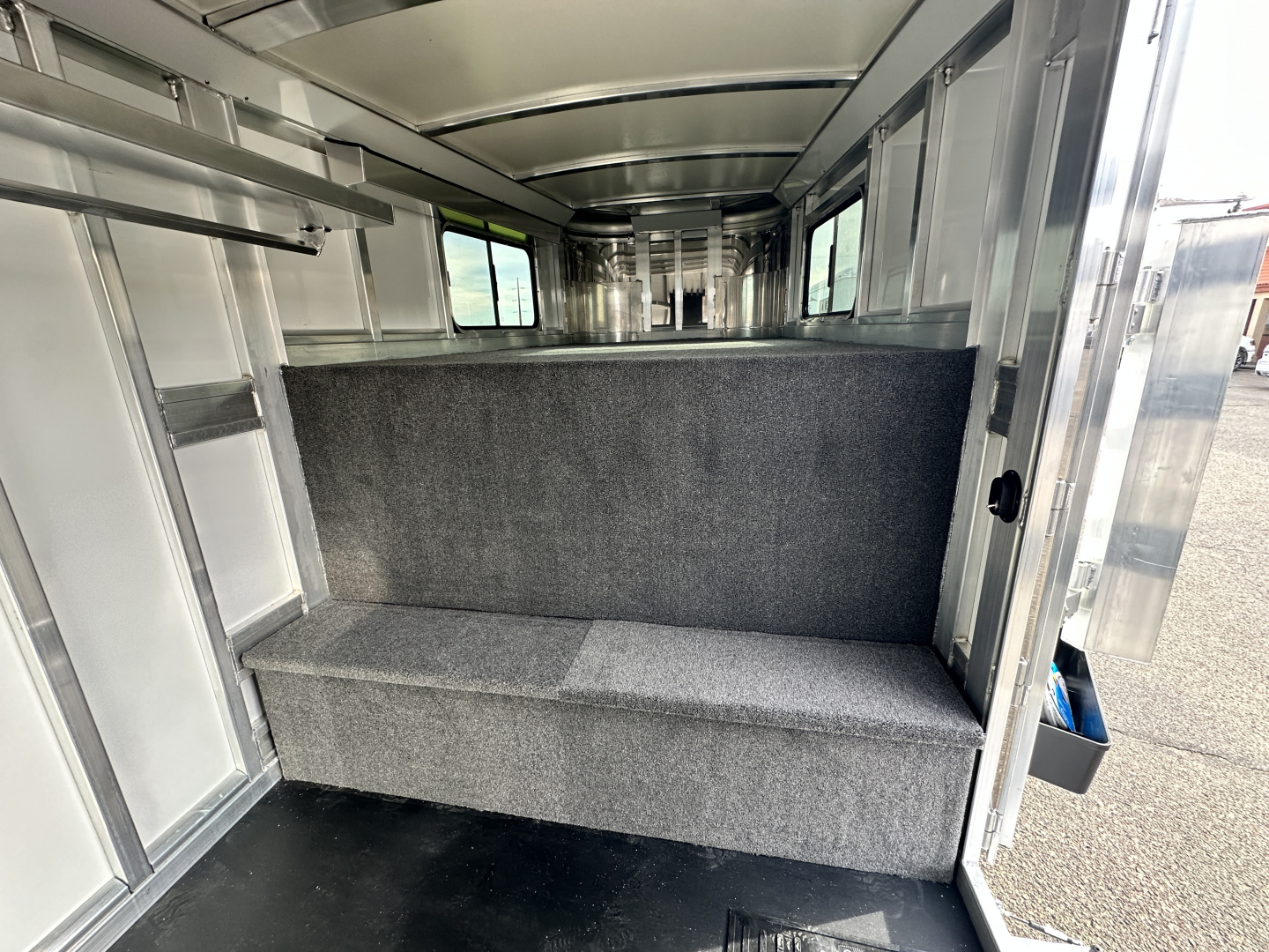 New 2026 Cimarron Trailers 7'x 24' Lonestar GN Stock / Stock Combo Trailer