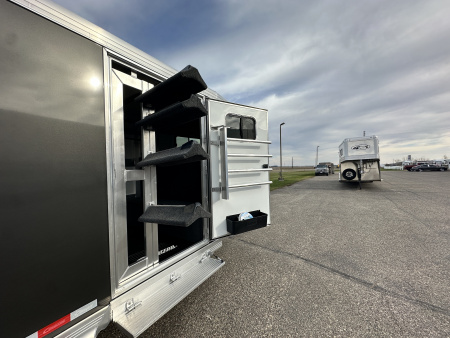 New 2026 Cimarron Trailers 7'x 24' Lonestar GN Stock / Stock Combo Trailer