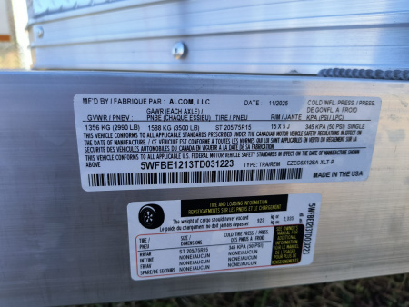 New 2026 EZ Hauler 6x12 SA Enclosed Cargo / Enclosed Trailer