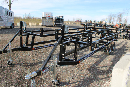 New 2026 Wolverine 20' TANDEM AXLE CRANK UP ALL STAR Boat Trailer