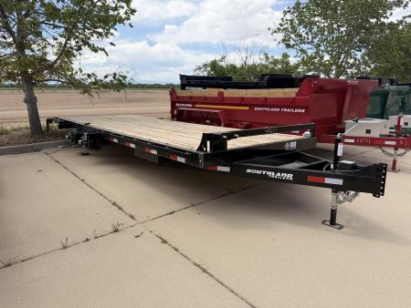 New 2026 Southland Trailers 7-HD22 Equipment Hauler W/ Aluminum Ramps 14k gvwr