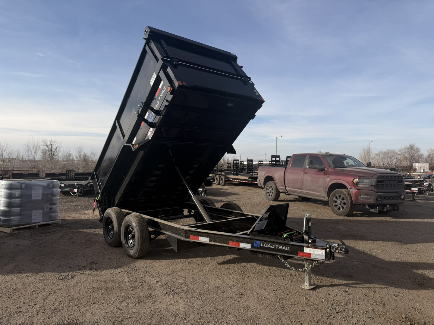 New 2026 Load Trail 6-12 Dump 5.2K Axles W/ SIDE EXTENSIONS