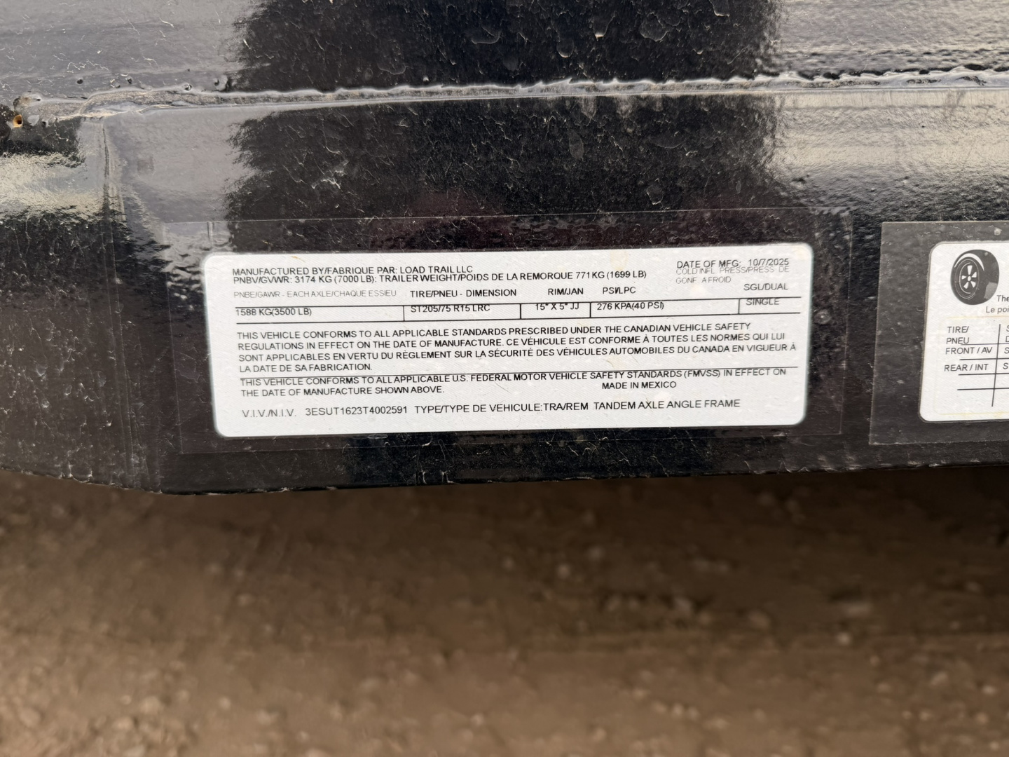 New 2026 Load Trail 7-16 Tandem Axle Rampgate Utility 7K GVWR