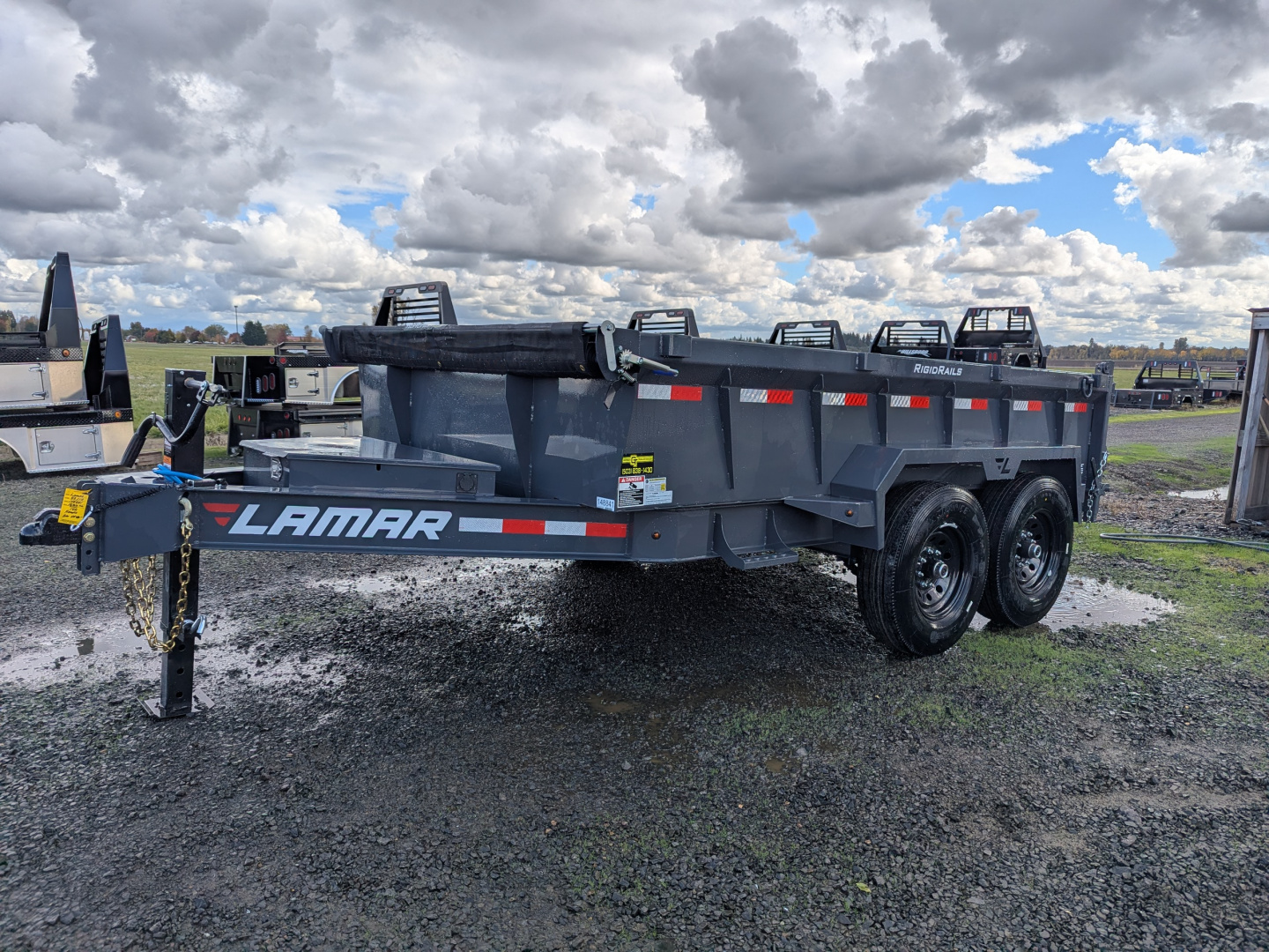 New 2026 LAMAR TRAILERS 83x12 14K DL27 Dump Trailer