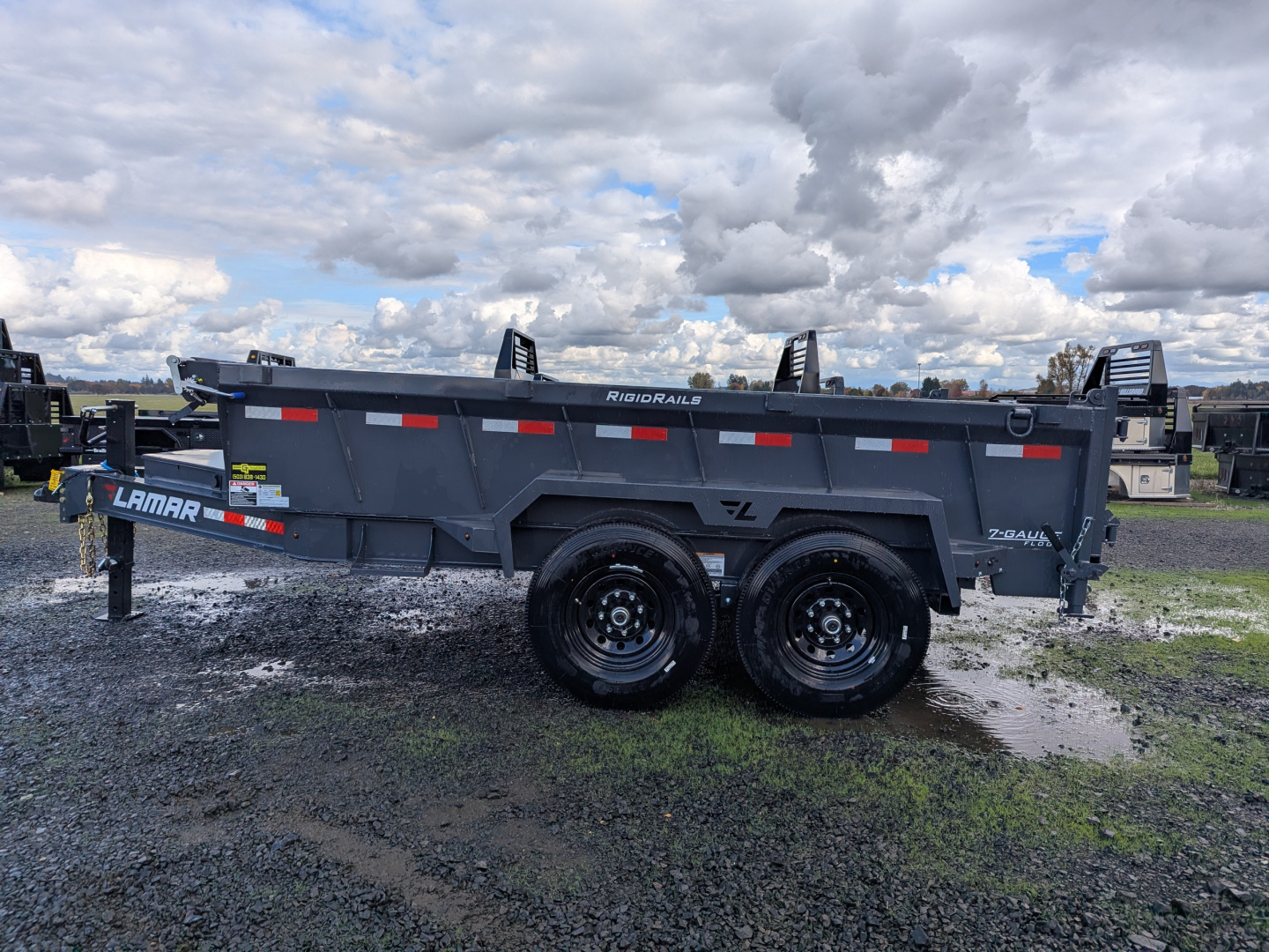New 2026 LAMAR TRAILERS 83x12 14K DL27 Dump Trailer