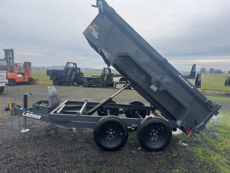 New 2026 LAMAR TRAILERS 60" x 10' DS23 Tandem Axle 7K Dump Trailer