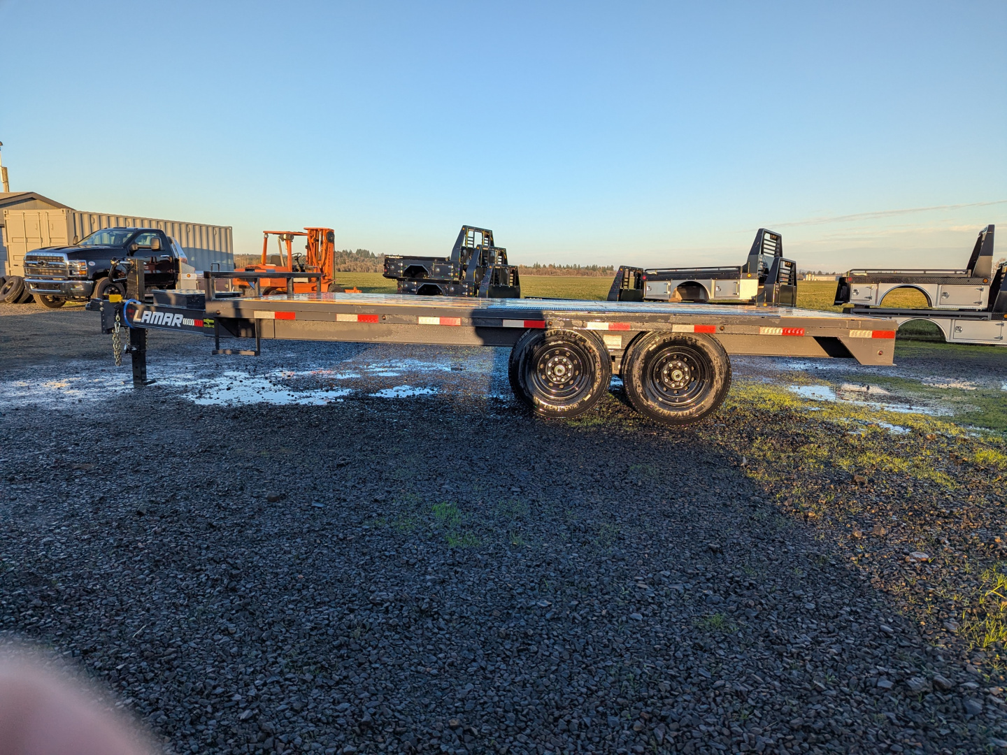 New 2026 LAMAR TRAILERS F8 102x16 14K Deckover Trailer