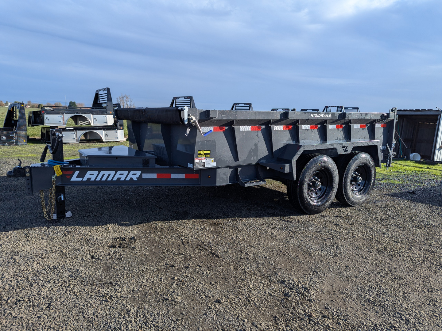 New 2026 LAMAR TRAILERS 83x12 14K DL27 Dump Trailer