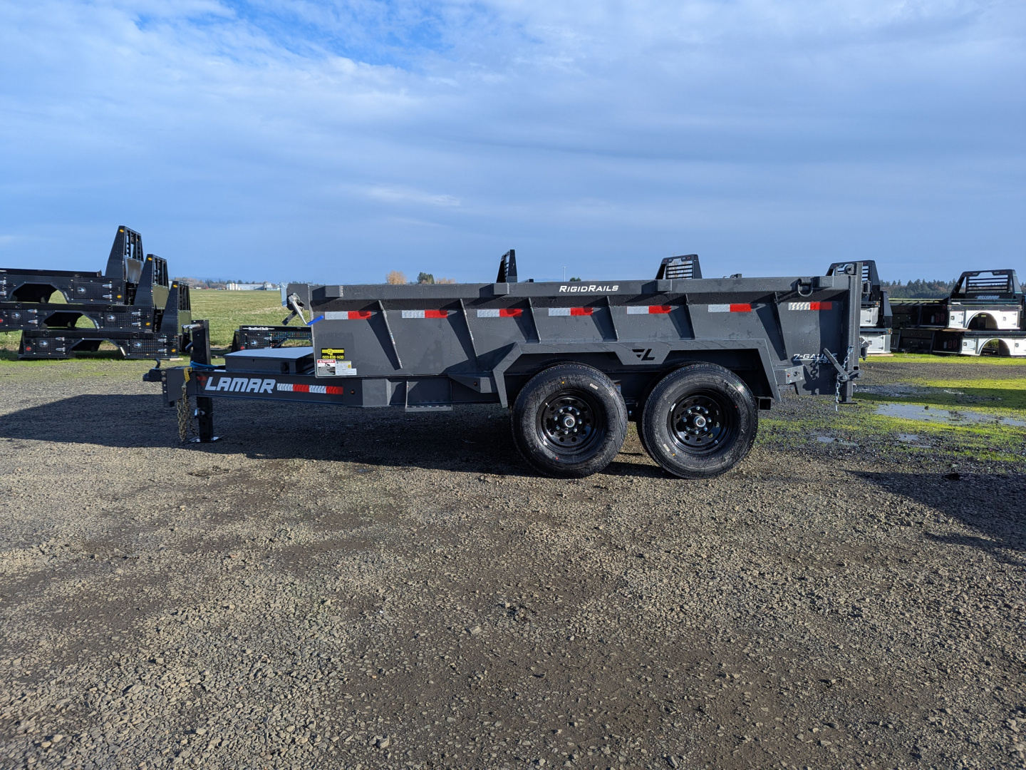 New 2026 LAMAR TRAILERS 83x12 14K DL27 Dump Trailer