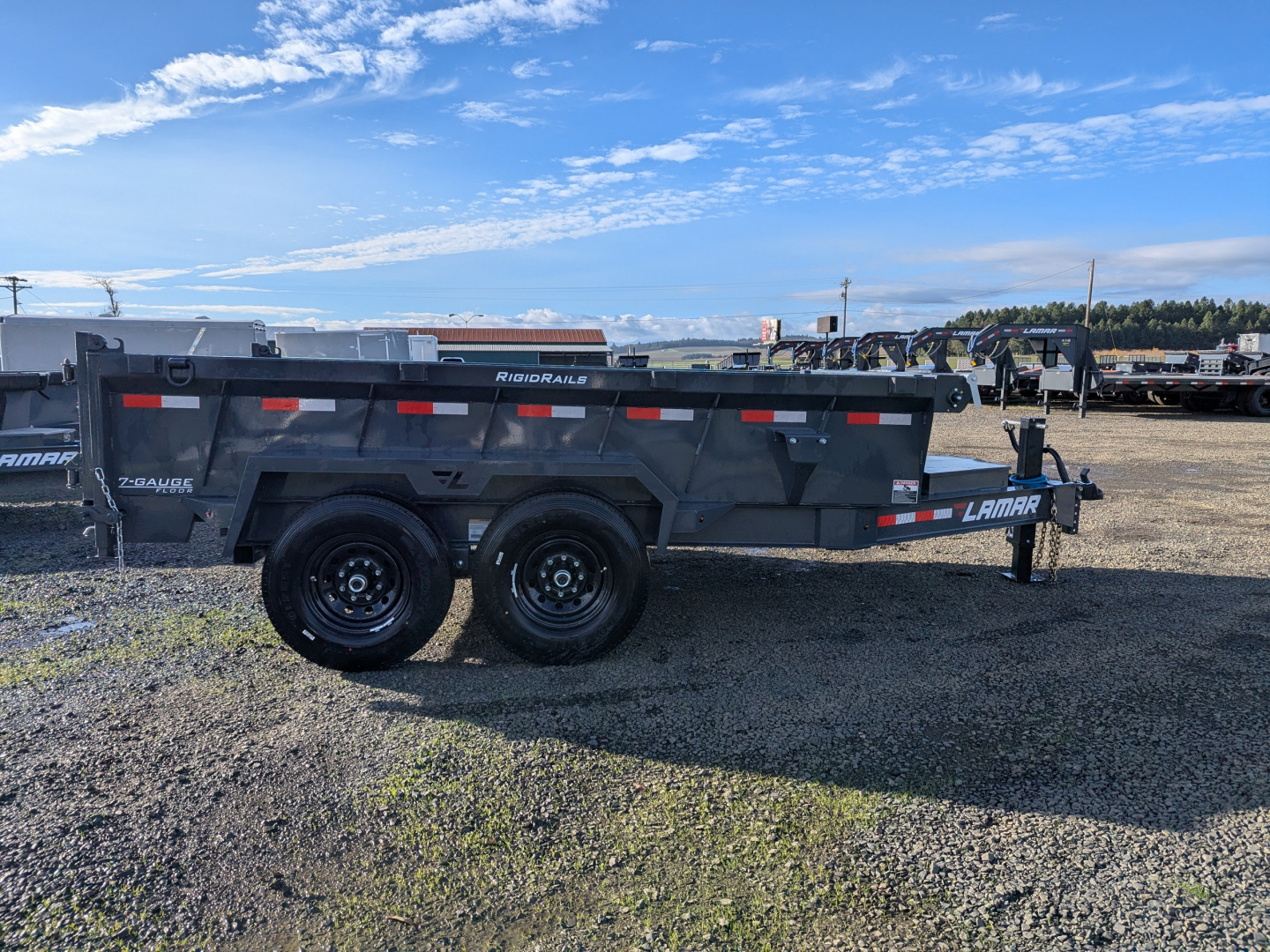 New 2026 LAMAR TRAILERS 83x12 14K DL27 Dump Trailer