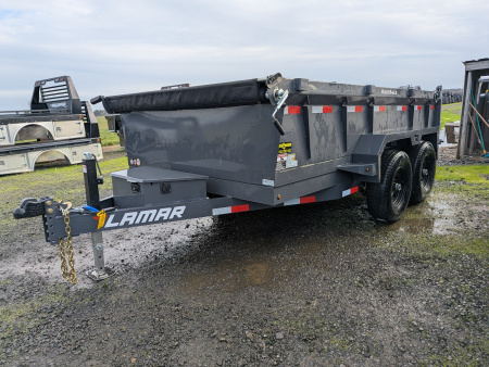 New 2026 LAMAR TRAILERS 77x12 DM25 Dump Trailer 24  SIDES
