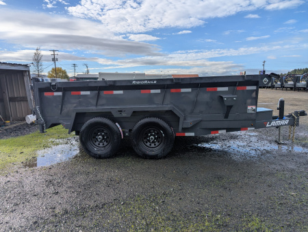 New 2026 LAMAR TRAILERS 77x12 DM25 Dump Trailer 24" SIDES