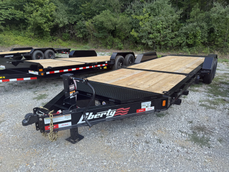 New 2026 Liberty LT Tilt Trailer 22’ FORK HOLDERS & TOOL BOX