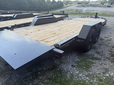 New 2026 Liberty LT Tilt Trailer 22’ FORK HOLDERS & TOOL BOX