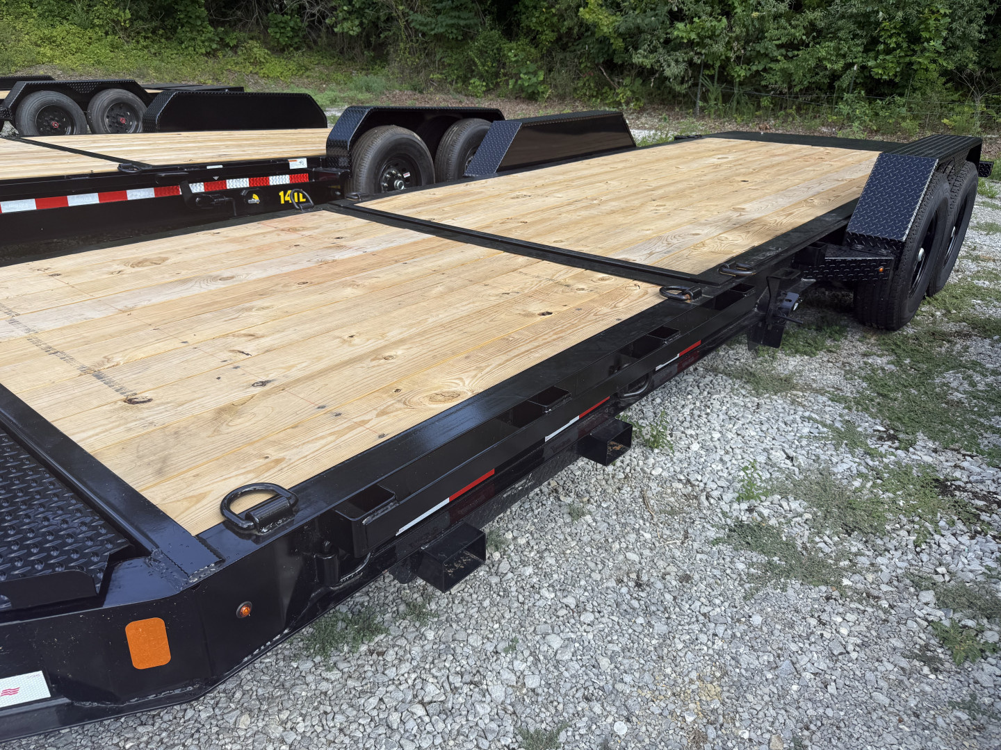 New 2026 Liberty LT Tilt Trailer 22’ FORK HOLDERS & TOOL BOX