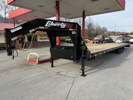 New 2026 Liberty LF GOOSENECK TRAILER MAMMOTH RAMPS 35+5 17.5K G.V.W.R. NON CDL HOTSHOT