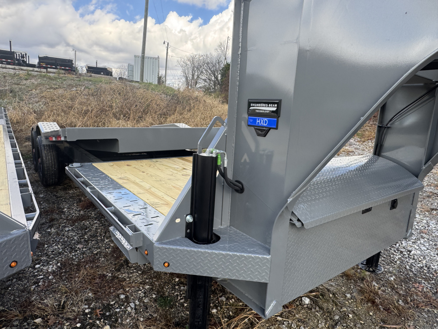 New 2026 Diamond C HXD 210 GOOSENECK Equipment Trailer, HYD JACKS, 23K GVWR