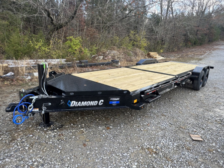 New 2026 Diamond C HDT210 Tilt Trailer, PACESETTER EDITION, HYD JACK, 22K GVWR