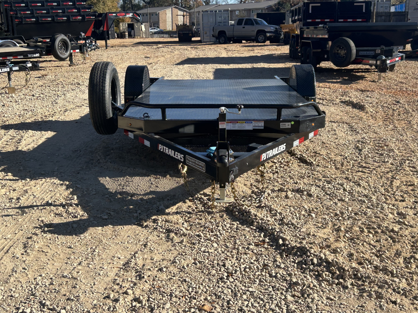 New 2025 PJ Trailers 7x16 SA 7k T1 Tilt Equipment Trailer