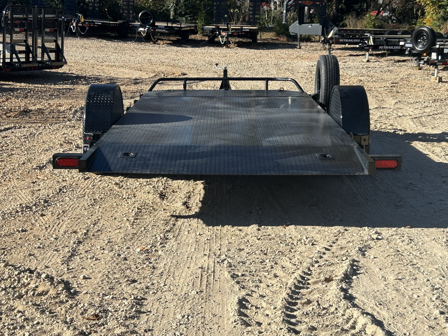 New 2025 PJ Trailers 7x16 SA 7k T1 Tilt Equipment Trailer