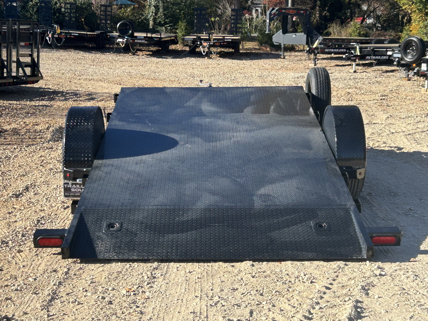 New 2025 PJ Trailers 7x16 SA 7k T1 Tilt Equipment Trailer