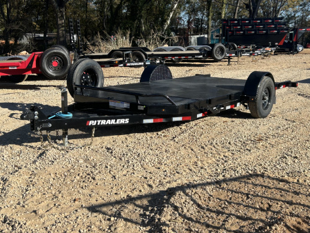 New 2025 PJ Trailers 7x16 SA 7k T1 Tilt Equipment Trailer