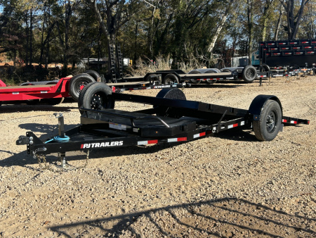 New 2025 PJ Trailers 7x16 SA 7k T1 Tilt Equipment Trailer