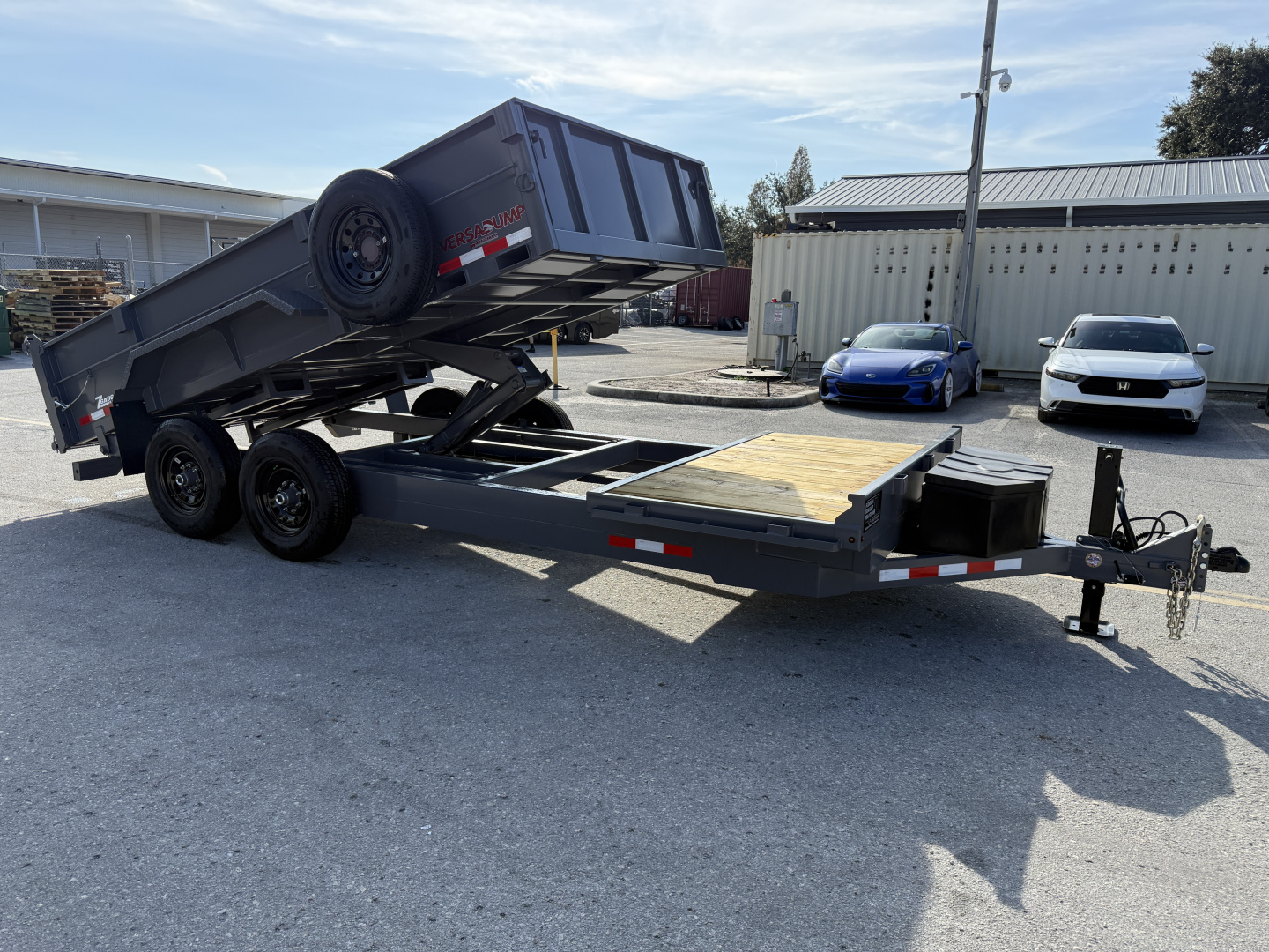 New 2026 Midsota 82x18 15.4K Dump Trailer