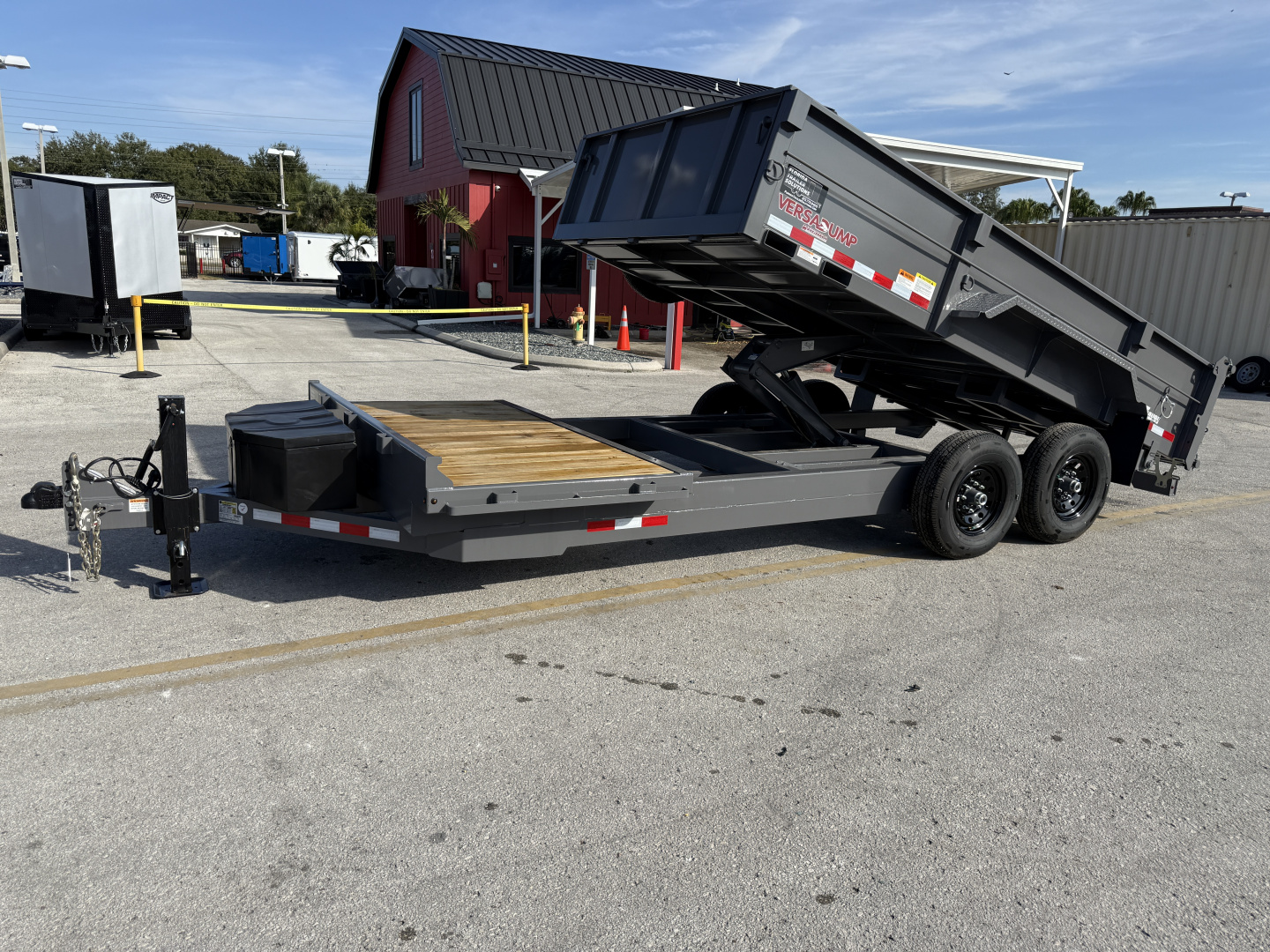 New 2026 Midsota 82x18 15.4K Dump Trailer